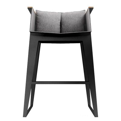 Барний стілець E4 Сірий, Чорний (32230159) дешево