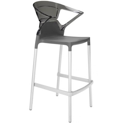 Барний стілець Ego-K Антрацит, Прозоро-димчастий (27186128)