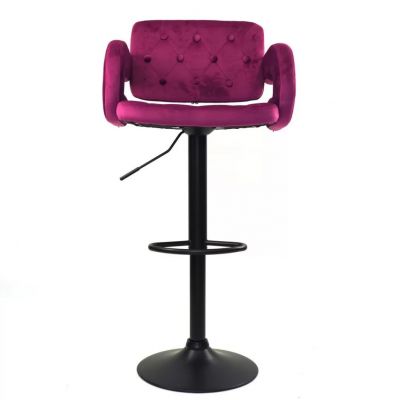 Барный стул Enrique Велюр Фиолетовый (84512474)
