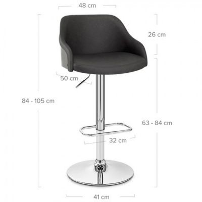 Барний стілець Fashion Сірий (84476603) дешево