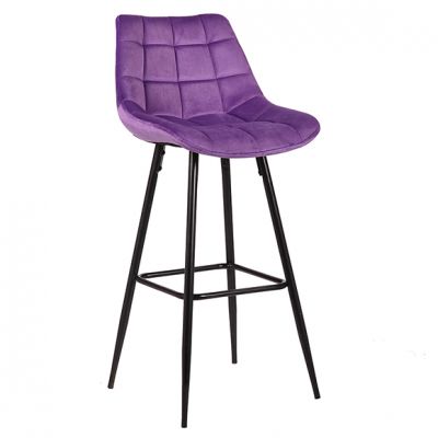 Барный стул Fruit Велюр Фиолетовый (84478100)