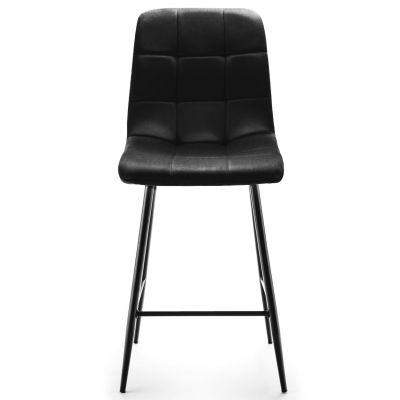 Барний стілець Indigo Velvet Чорний (44524099) дешево