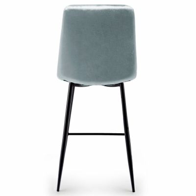 Барный стул Indigo Velvet Серый (44556642) с доставкой