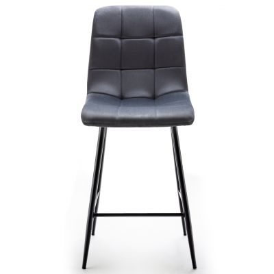 Барний стілець Indigo Velvet Темно-сірий (44515249) дешево