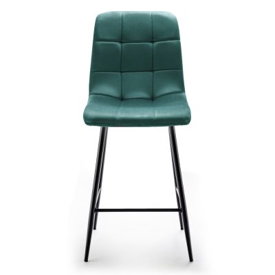 Барний стілець Indigo Velvet Темно-зелений (44515247) дешево