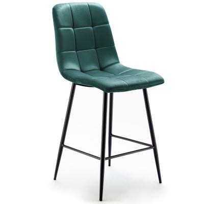 Барний стілець Indigo Velvet Темно-зелений (44515247)