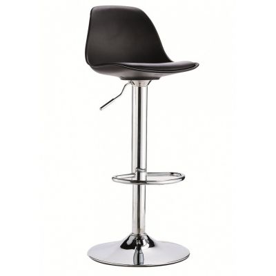 Барний стілець Milan Eco Chrome Чорний (44303809)