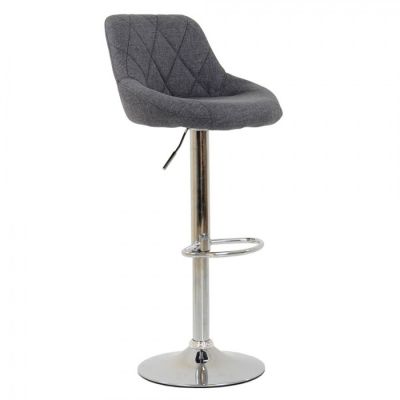 Барный стул Natali Fabric Серый (84478141)