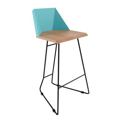 Барный стул Origami Голубой (54382512)