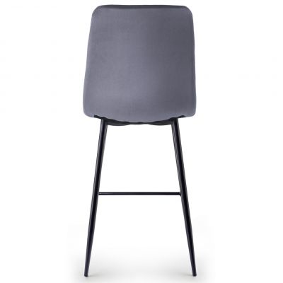 Барный стул Petty Velvet Серый (44515256) с доставкой