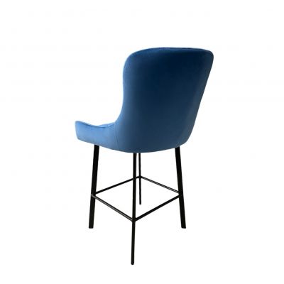 Барный стул поворотный Noel 360 Magic Velvet 2226, Черный (721251363) дешево