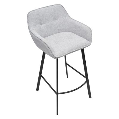 Барный стул поворотный Samuel B OV 180 Solid 83, Черный (1711368760)