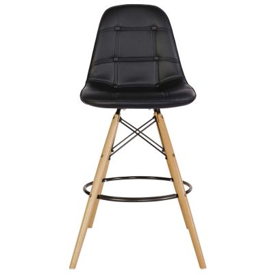 Барный стул Praga Eco Wood Черный (44460301) недорого
