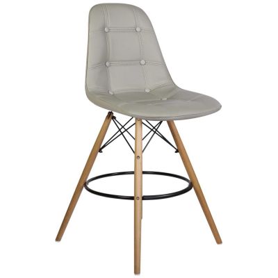 Барний стілець Praga Eco Wood Сірий (44460300)