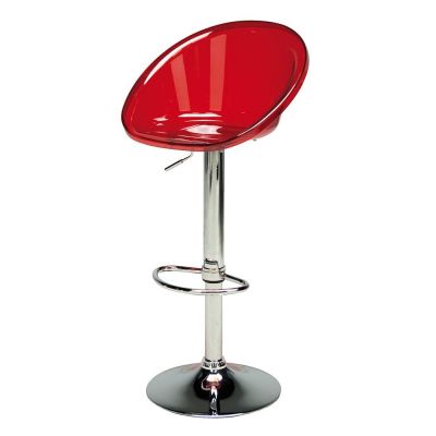 Барний стілець Sphere Ruby Red Прозорий (12006534)