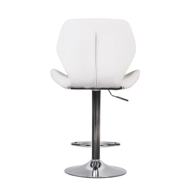Барный стул Astra new Eco Chrome Белый (44382325) с доставкой