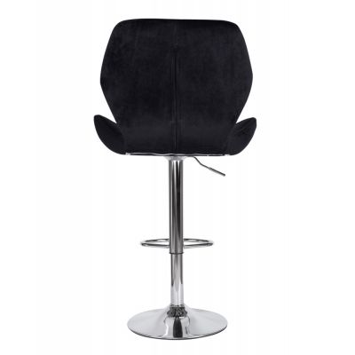 Барный стул Astra new Velvet Chrome Черный (44479155) с доставкой