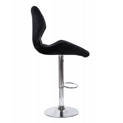 Барний стілець Astra new Velvet Chrome Чорний (44479155) дешево