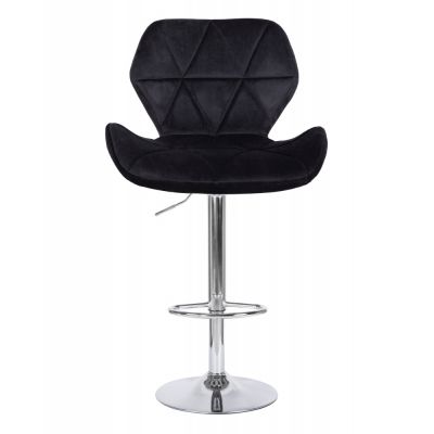 Барный стул Astra new Velvet Chrome Черный (44479155) недорого