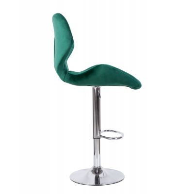 Барний стілець Astra new Velvet Chrome Темно-зелений (44479156) дешево