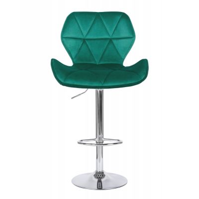 Барный стул Astra new Velvet Chrome Темно-зеленый (44479156) недорого