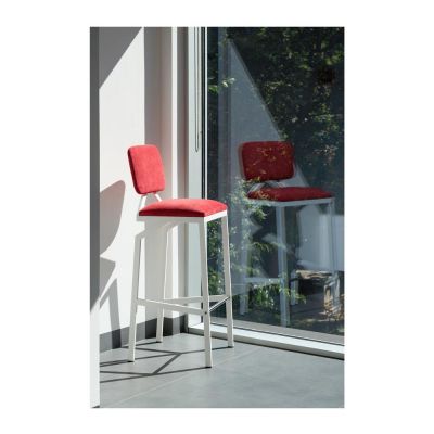 Барний стілець Way Red, Білий (54382517) недорого
