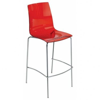 Барний стілець X-Treme BSL Прозоро-червоний (27186205)