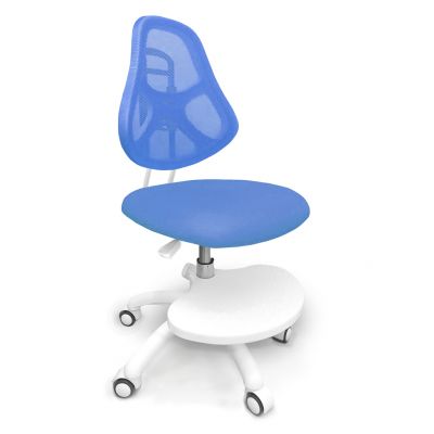 Дитяче крісло ErgoKids Y-400 Блакитний, Білий (111011652)