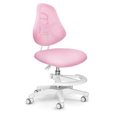 Дитяче крісло ErgoKids Y-400 Рожевий, Білий (111011650)