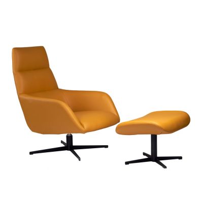 Кресло BERKELEY с оттоманкой Светло-коричневый (31419006)