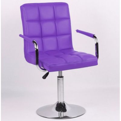 Кресло Disco Arm HMB Eco Фиолетовый, Хром (84478186)