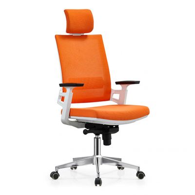 Кресло Джемур CH MB Оранжевый, Белый (47382486)