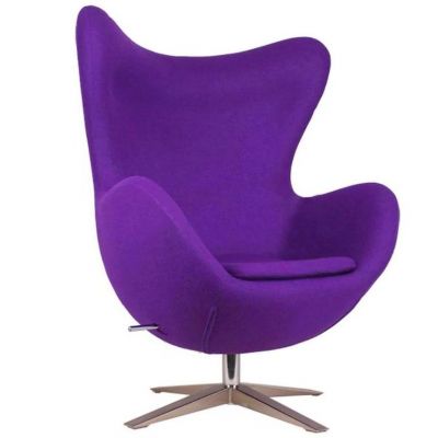 Кресло Elvis wool Фиолетовый (84476821)