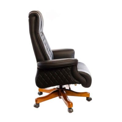 Кресло Франсуа EX TILT Кожа Черный (47403527) дешево