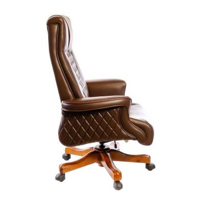 Кресло Франсуа EX TILT Кожа Коричневый (47403528) дешево