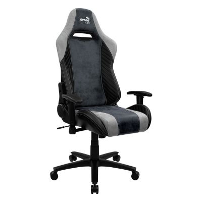 Кресло геймерское Baron Черный, Steel Blue (77450510) дешево