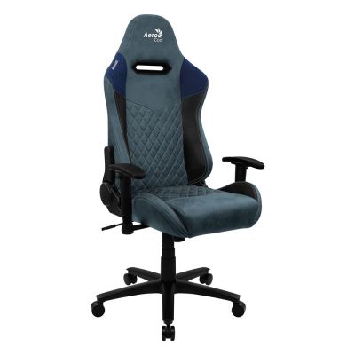 Кресло геймерское Duke Черный, Steel Blue (77450519) дешево