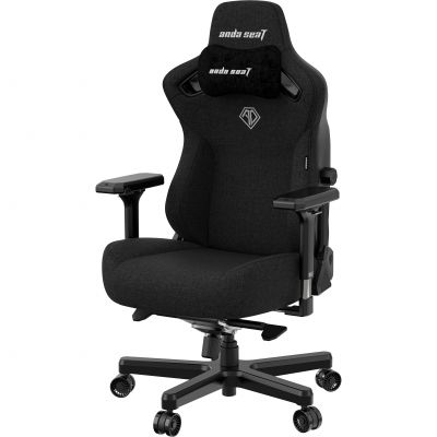 Крісло геймерське Anda Seat Kaiser 3 L Linen Black (87785391) недорого