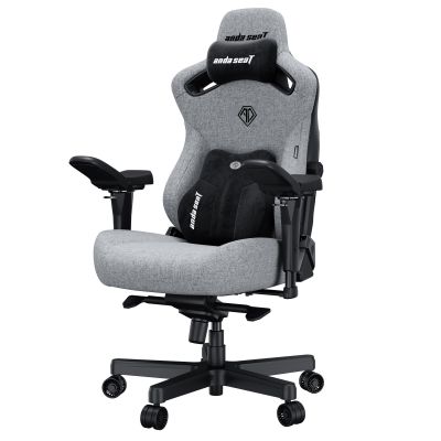 Крісло геймерське Anda Seat Kaiser 3 Pro XL Fabric Grey (871380174) с доставкой