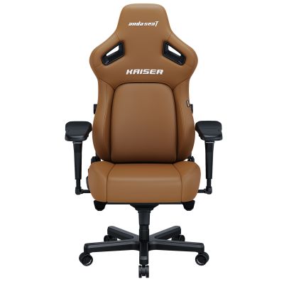 Крісло геймерське Anda Seat Kaiser 4 Size L Premium PVC Brown (871470376) недорого