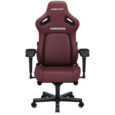 Крісло геймерське Anda Seat Kaiser 4 Size L Premium PVC Maroon (871470375) недорого