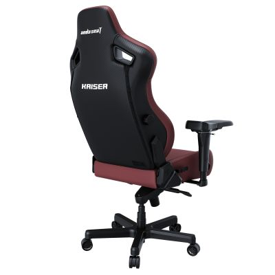 Крісло геймерське Anda Seat Kaiser 4 Size L Premium PVC Maroon (871470375) с доставкой