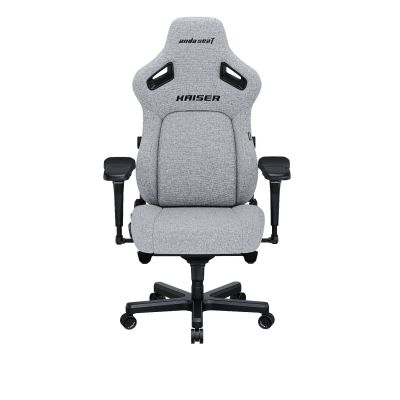 Крісло геймерське Anda Seat Kaiser 4 Size XL Linen Fabric Grey (871405856) недорого