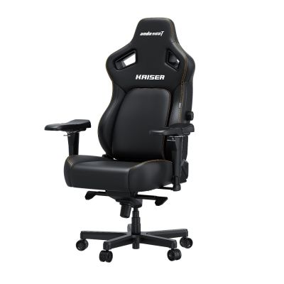 Крісло геймерське Anda Seat Kaiser 4 Size XL Premium PVC Black (871405840) недорого