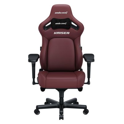 Кресло геймерское Anda Seat Kaiser 4 Size XL Premium PVC Maroon (871405843)