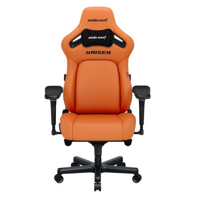 Кресло геймерское Anda Seat Kaiser 4 Size XL Premium PVC Orange (871405841)