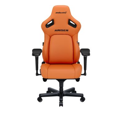 Кресло геймерское Anda Seat Kaiser 4 Size XL Premium PVC Orange (871405841) с доставкой