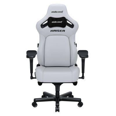 Кресло геймерское Anda Seat Kaiser 4 Size XL Premium PVC White (871405847)