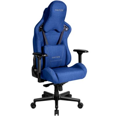 Кресло геймерское Arc Fabric Черный, Jeans Blue (78527679)