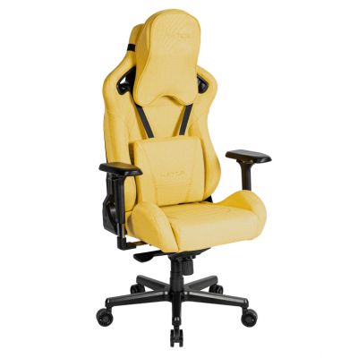 Крісло геймерське Arc Fabric Чорний, Saffron Yellow (78721318)